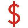 icône du signe du dollar