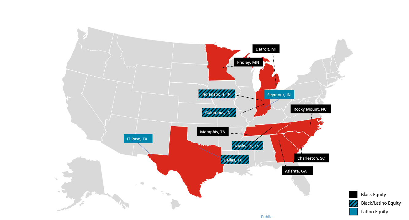 map of care communities