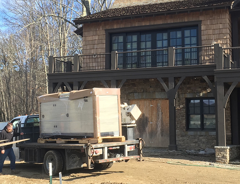 Cummins home generator install - North Carolina