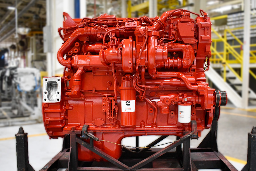 Remanufactured engine