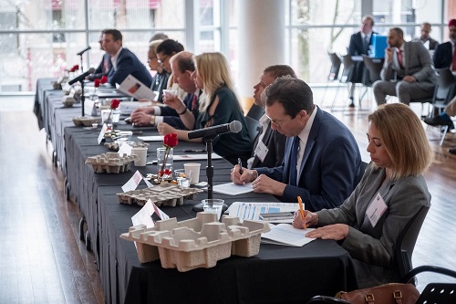 The judges at the Cummins U.S. Innovation Gateway.