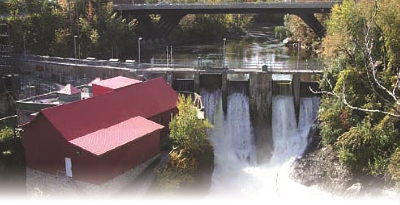 A critical municipal water pumping station in Sherbrooke, Canada