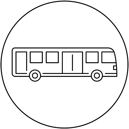 Transit bus icon